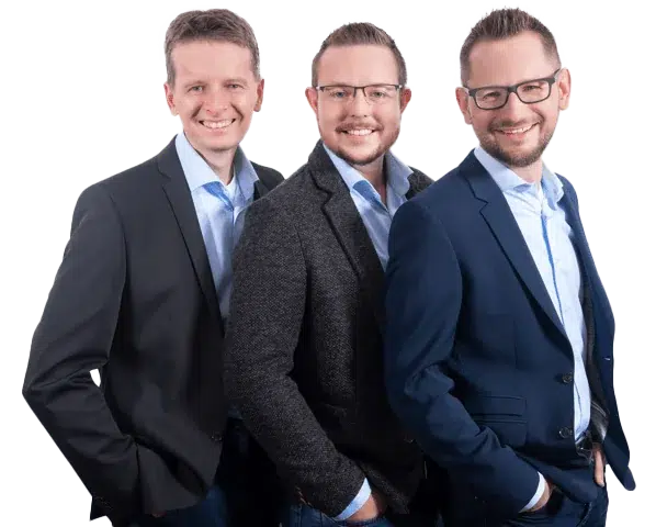 tbs-Geschäftsführung: Matthias Grausam, André Lausecker und Marcel Vogt